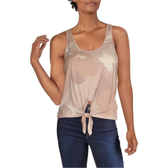 Alternative | NWT Pink Blush Dreamstate Racerback Camo Tee Tank Top Shirt M - Picture 1 of 5